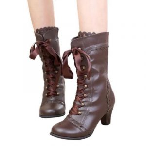 Bottines Femme Cuir Marron Talon