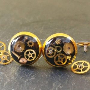 Boucles d'Oreilles Steampunk