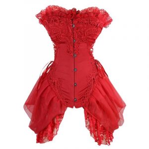 Corset Steampunk Rouge