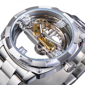 Montre Steampunk Cadran Transparent