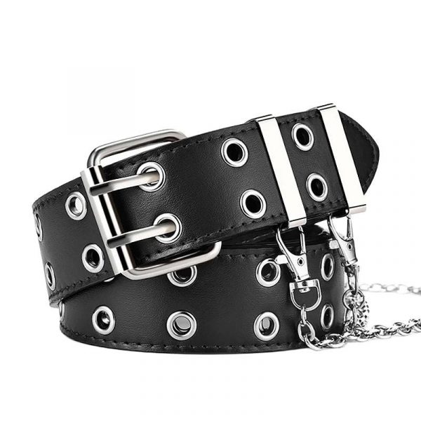 Ceinture Cuir PU Steampunk Femme