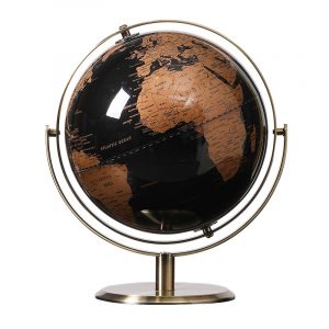 Globe Terrestre Tournant Sur Pied