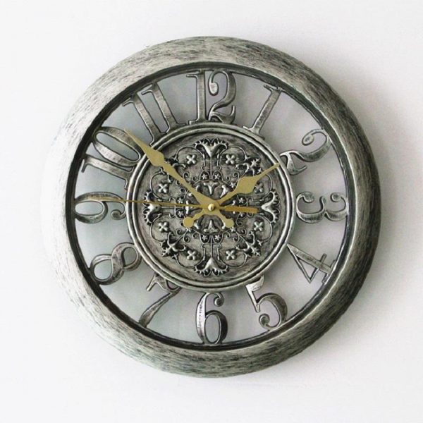 Horloge Murale Vintage Noire