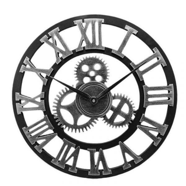 Horloge Murale Industrielle Steampunk