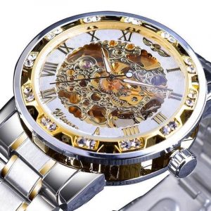 Montre Steampunk Femme Dorée