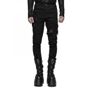 Pantalon Noir Gothique