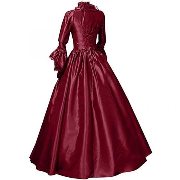 Robe Victorienne Grande Taille Rouge