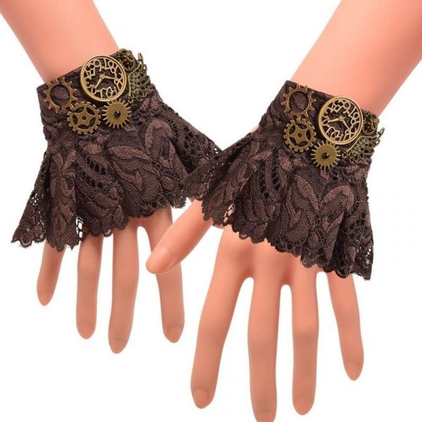 Steampunk Lace Gloves