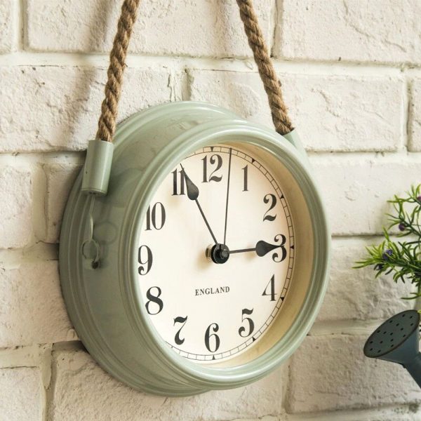 Horloge Murale Vintage Verte