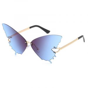 Lunettes de Soleil Steampunk Forme Papillon