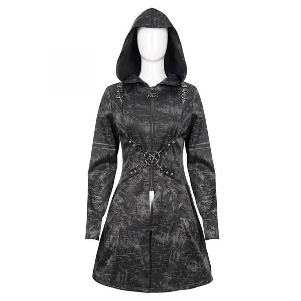 Manteau Gothique Victorien Femme Noir