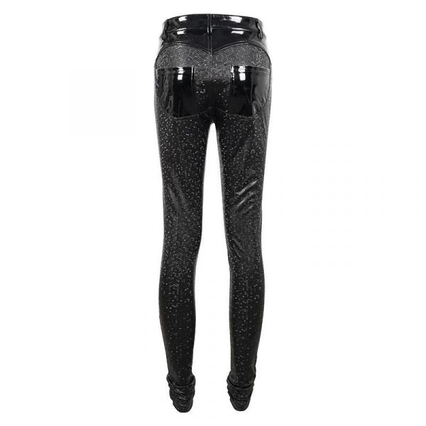 Pantalon Noir Femme Gothique